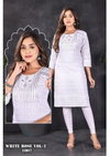 Golden White Rose Vol 2 Sequence Work Rayon Designer Kurtis Wholesale Market In Surat
